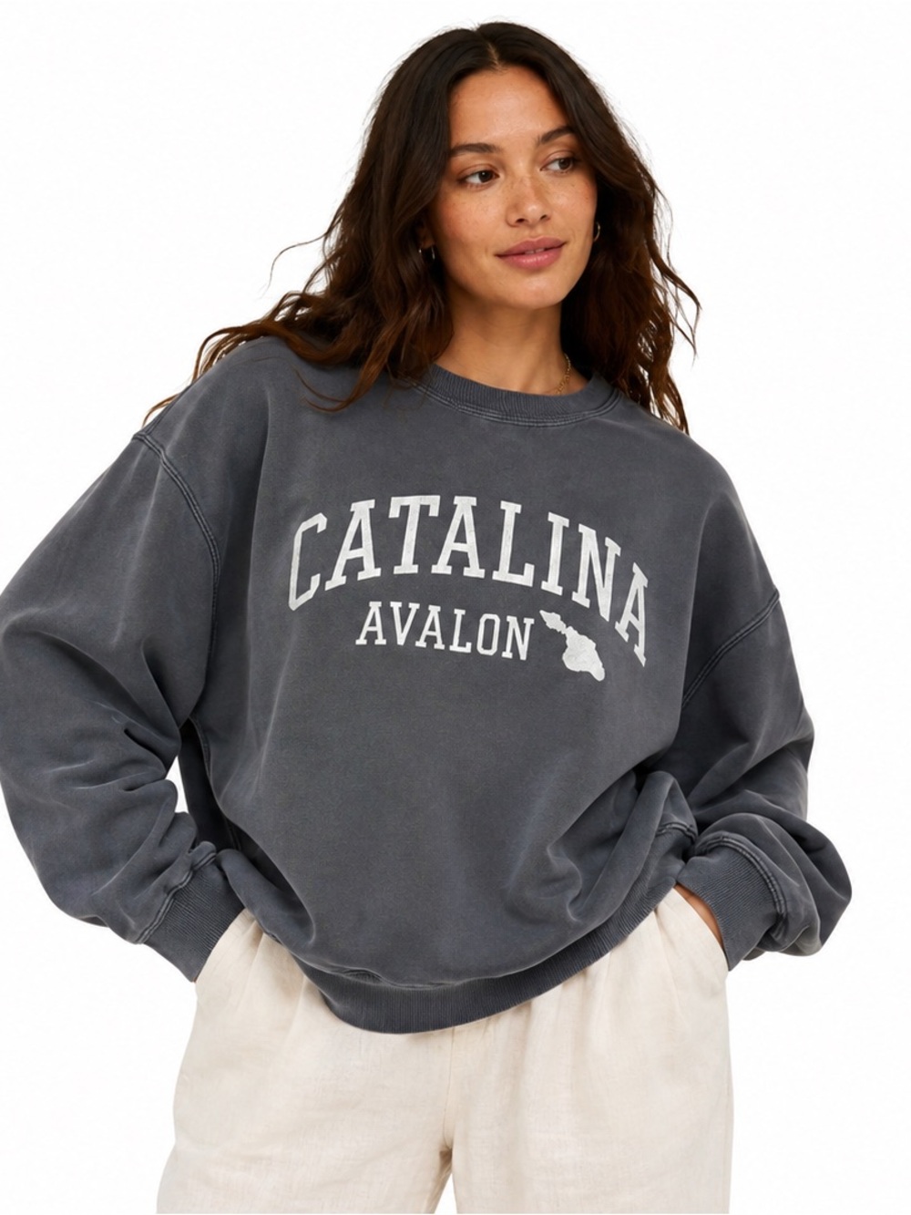Catalina Avalon Graphic Crewneck Sweatshirt